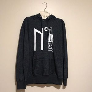 Gray Sparkly Hoodie runs a size down